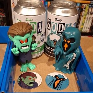 Funko Soda Phantom Shadow and Werewolf Figures